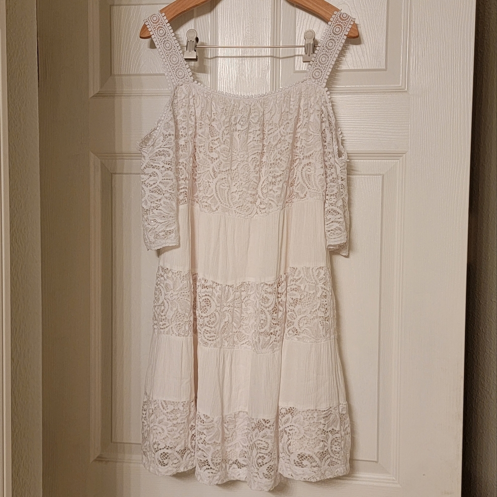 TopShop Cold Shoulder Dress - Picture 9 of 9